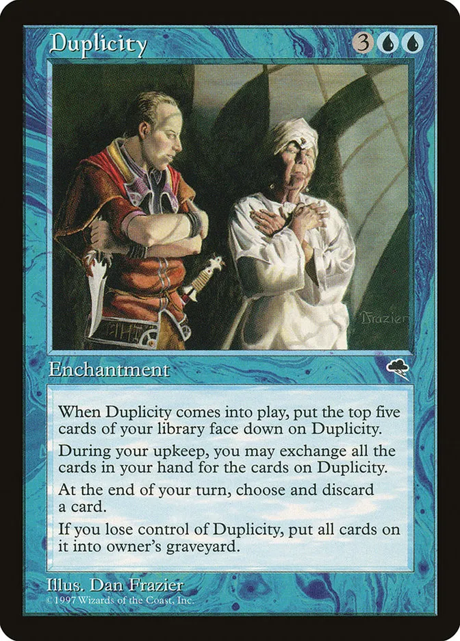 1997 Tempest Duplicity rare #60 rare card image