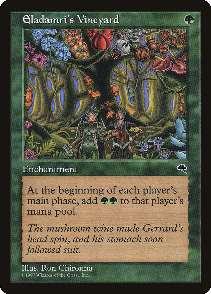 1997 Tempest Eladamri's Vineyard #223 rare card image