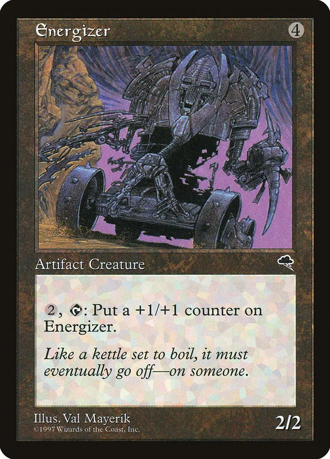 1997 Tempest Energizer rare #285 rare card image