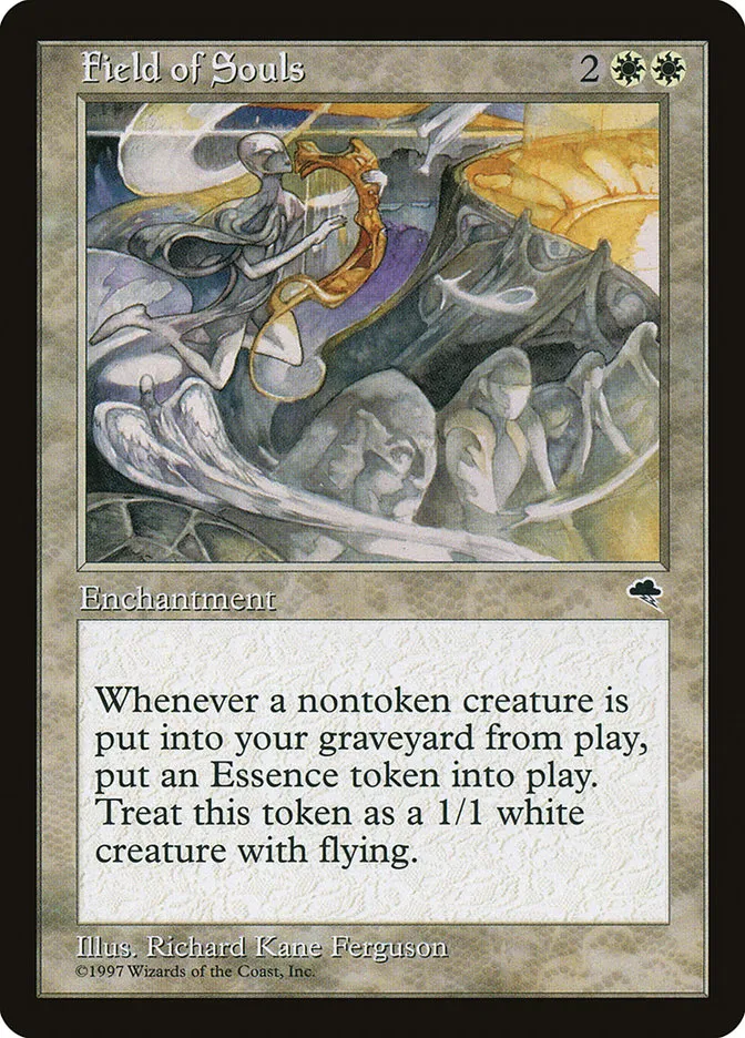 1997 Tempest Field of Souls rare #18 rare card image
