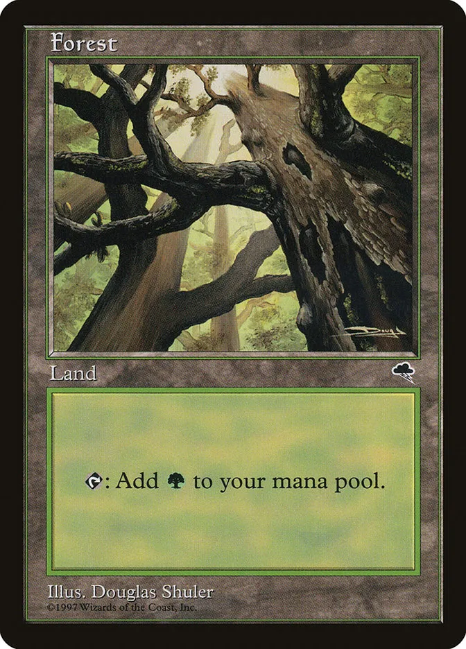 1997 Tempest Forest common #347 common card image