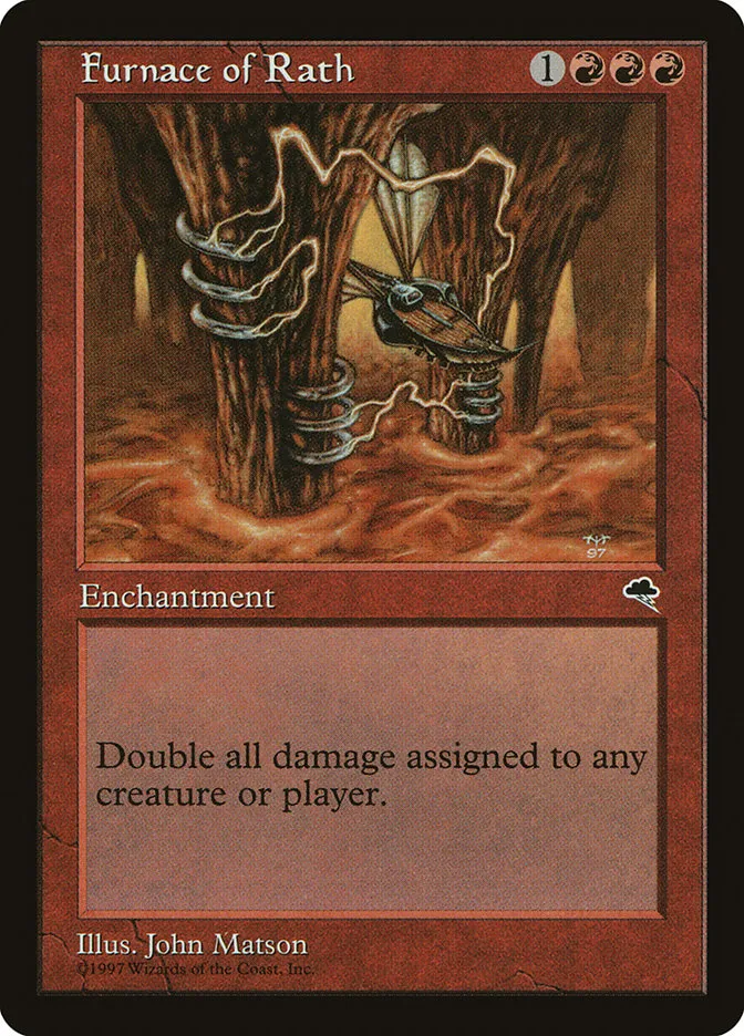 1997 Tempest Furnace of Rath #177 rare card image