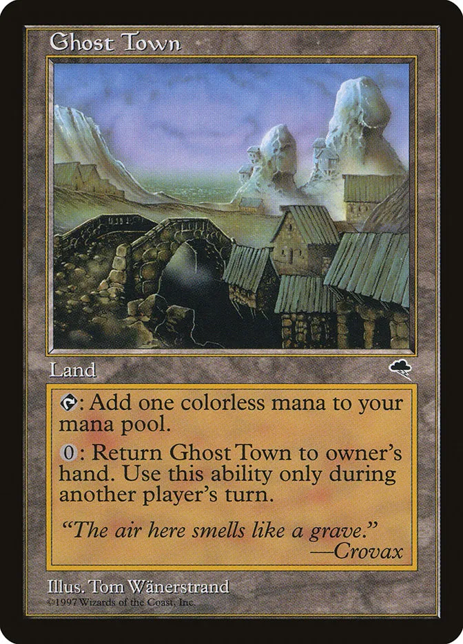 1997 Tempest Ghost Town uncommon #318 uncommon card image