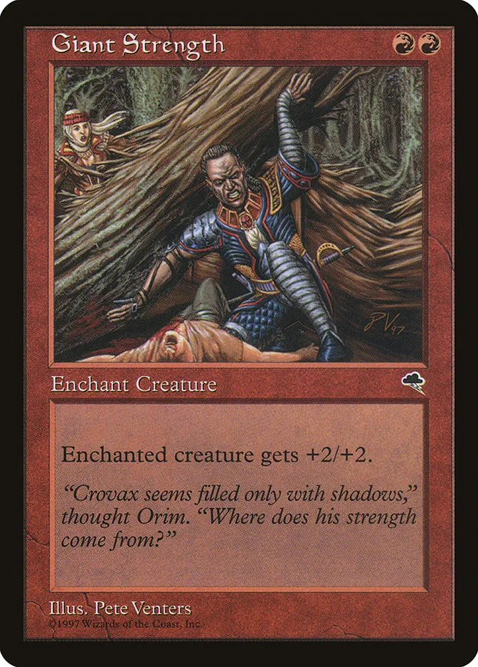 1997 Tempest Giant Strength common #178 common card image