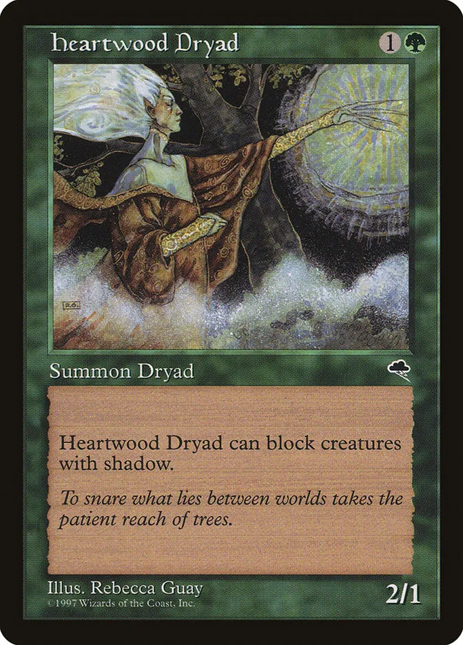 1997 Tempest Heartwood Dryad #231 common card image