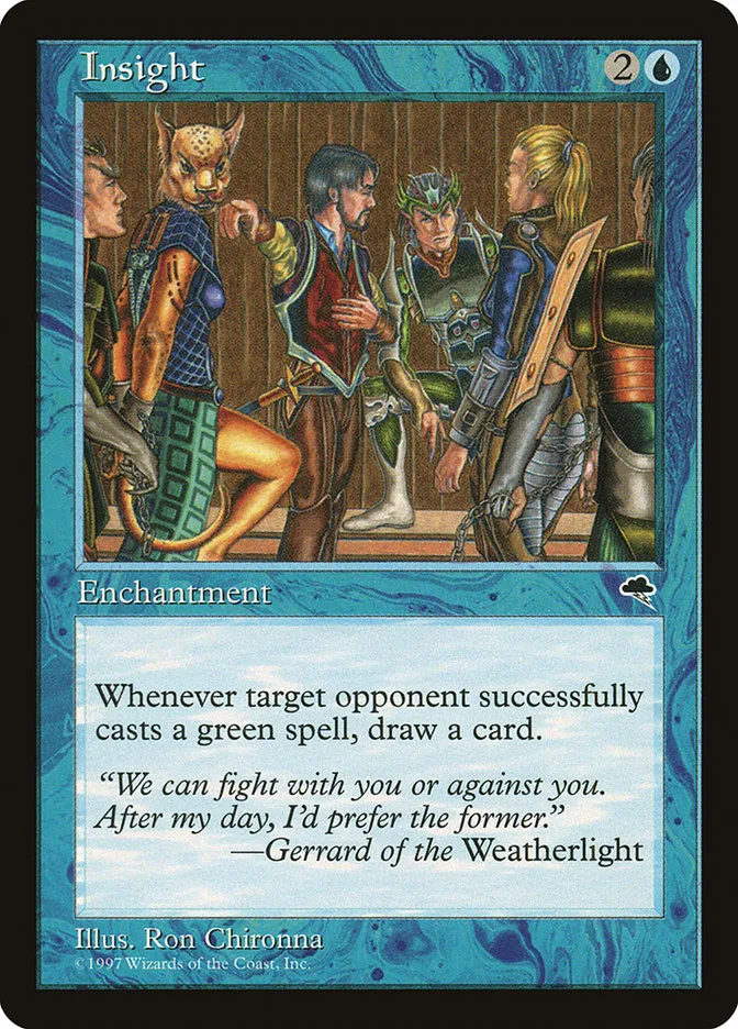 1997 Tempest Insight uncommon #68 uncommon card image