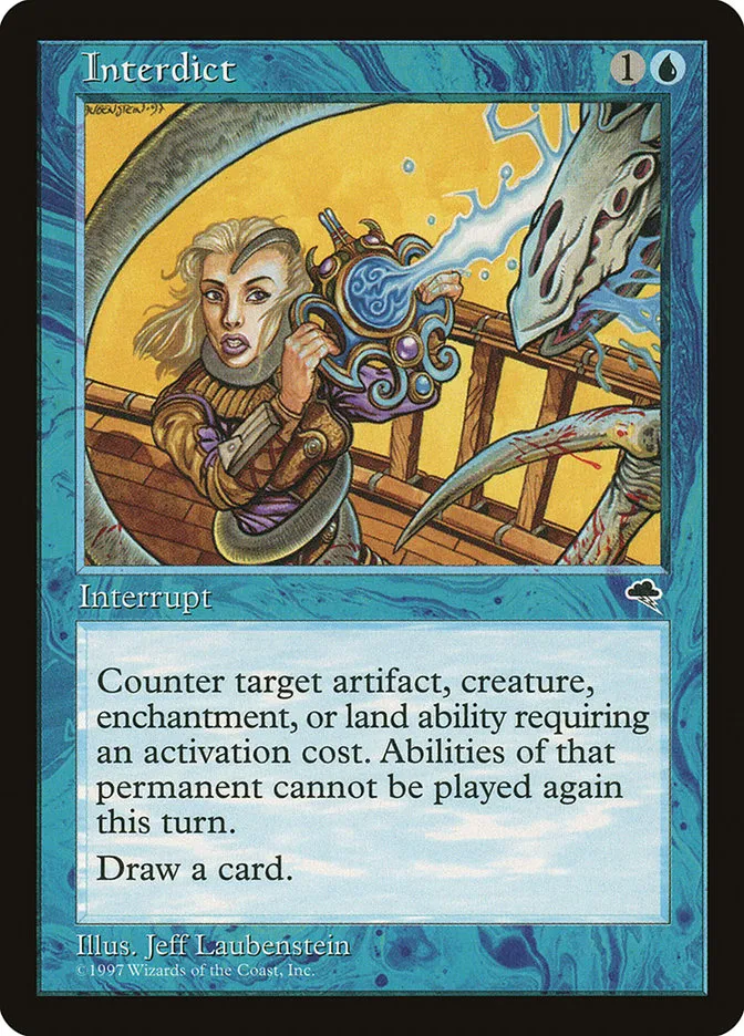1997 Tempest Interdict uncommon #69 uncommon card image