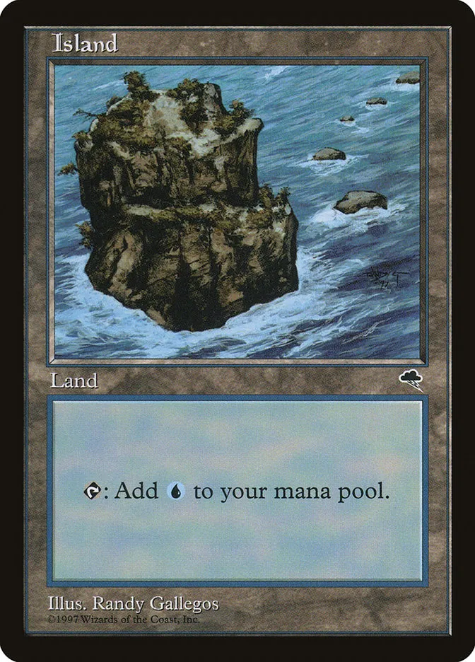 1997 Tempest Island common #335 common card image