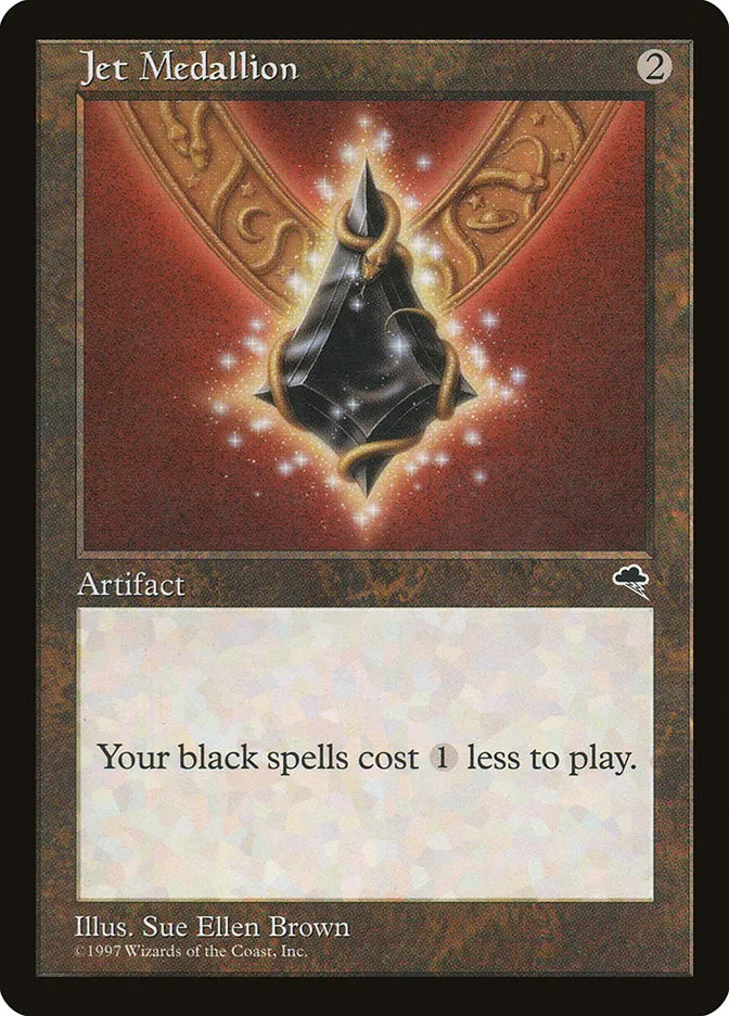 1997 Tempest Jet Medallion #292 rare card image