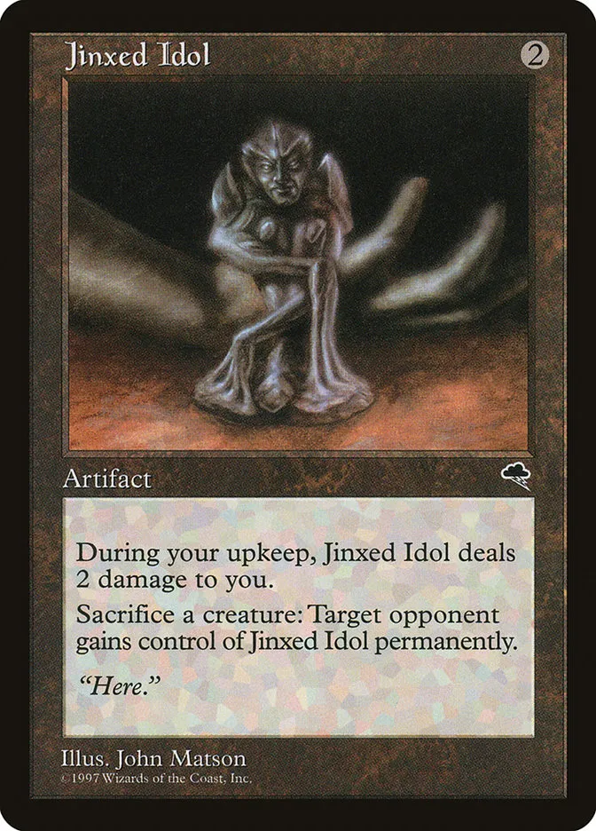 1997 Tempest Jinxed Idol rare #293 rare card image