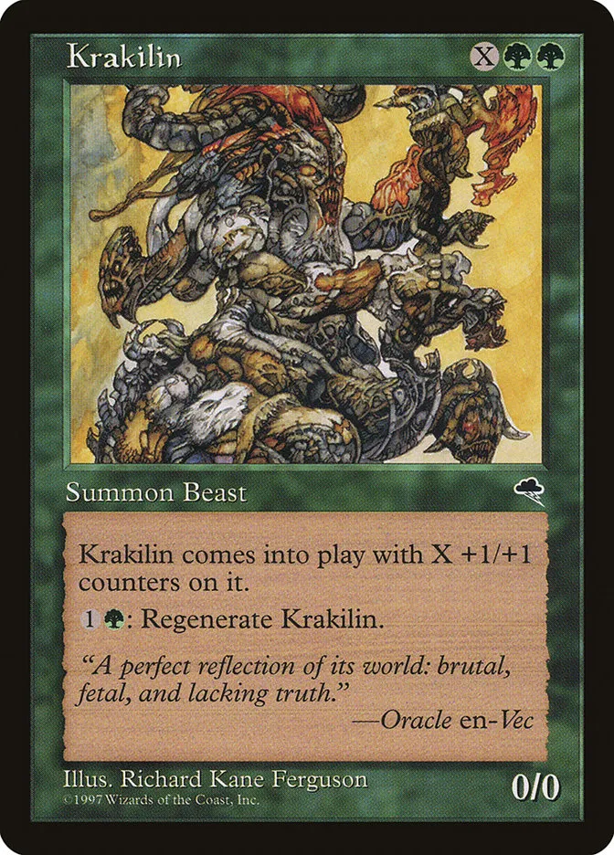 1997 Tempest Krakilin uncommon #235 uncommon card image