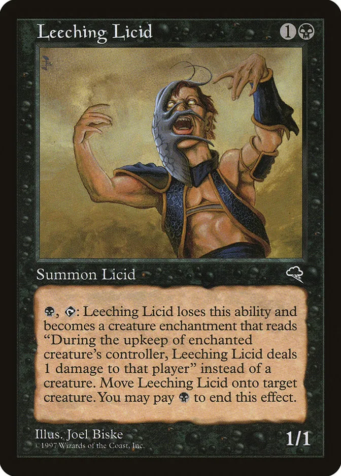 1997 Tempest Leeching Licid uncommon #141 uncommon card image
