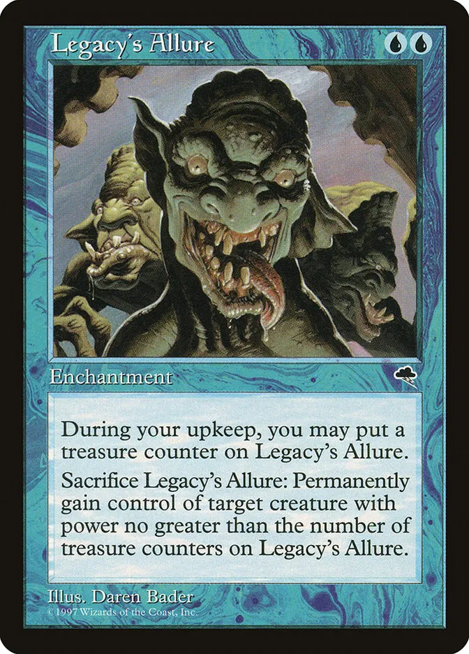 1997 Tempest Legacy's Allure uncommon #71 uncommon card image