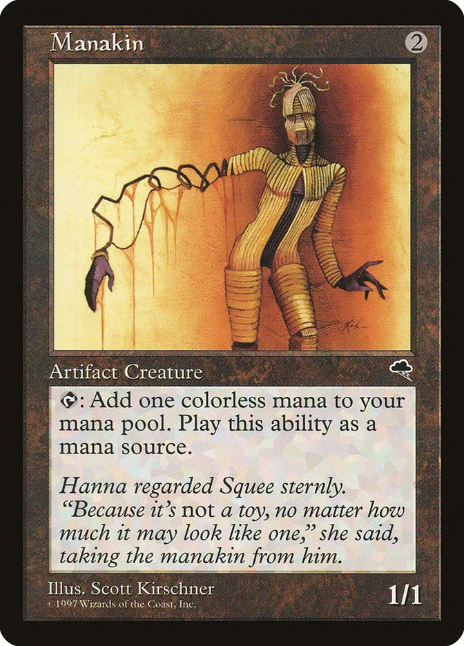 1997 Tempest Manakin common #296 common card image