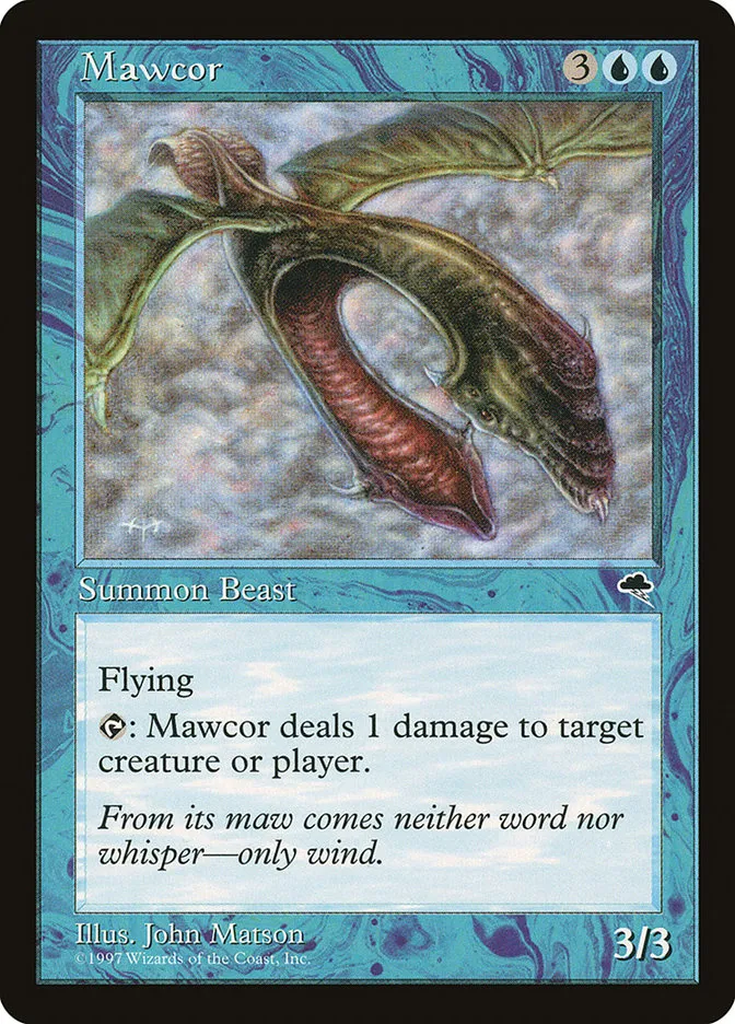 1997 Tempest Mawcor rare #75 rare card image