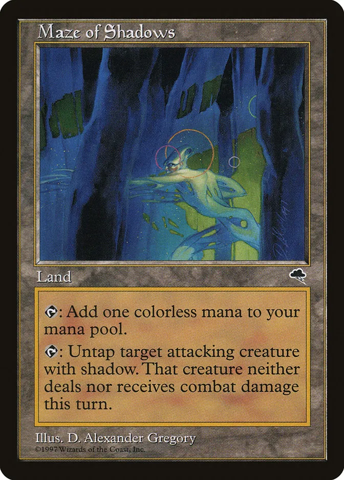 1997 Tempest Maze of Shadows uncommon #319 uncommon card image