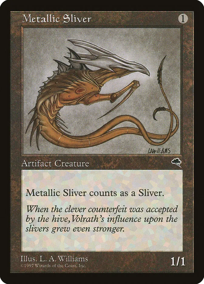 1997 Tempest Metallic Sliver common #297 common card image