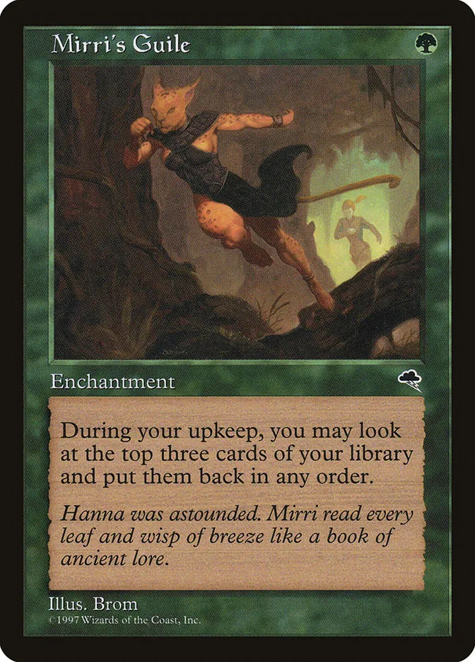 1997 Tempest Mirri's Guile rare #236 rare card image