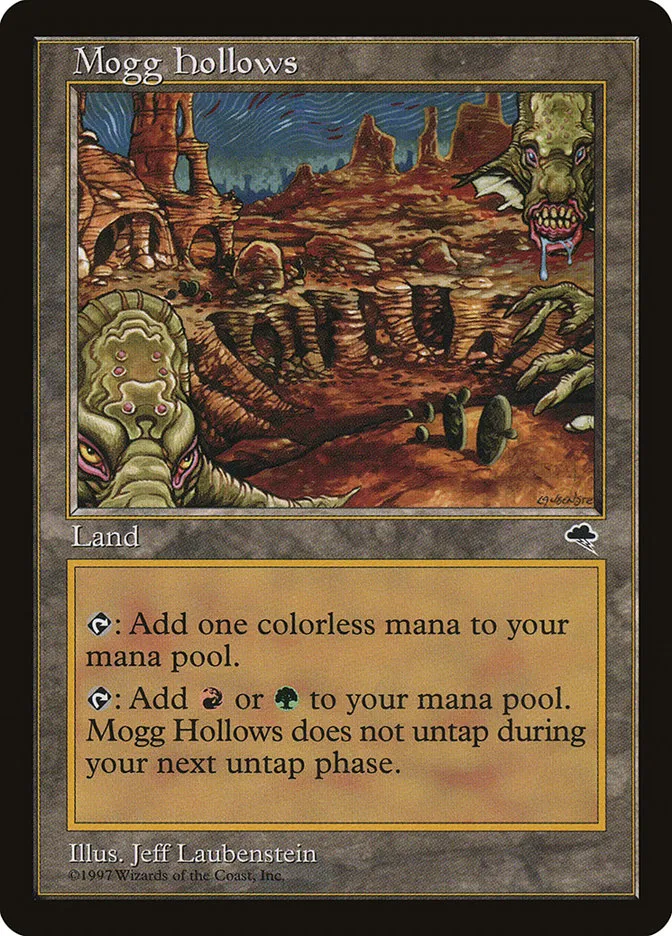 1997 Tempest Mogg Hollows uncommon #320 uncommon card image