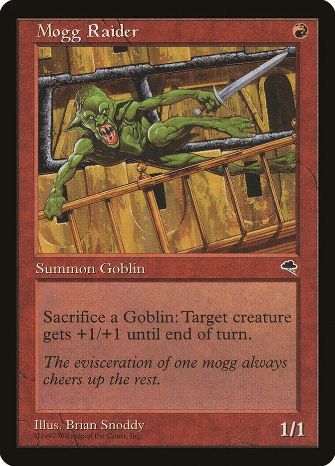 1997 Tempest Mogg Raider common #191 common card image