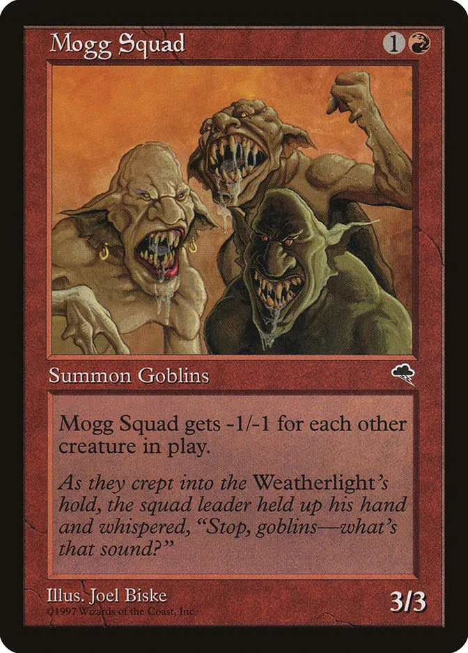 1997 Tempest Mogg Squad uncommon #192 uncommon card image