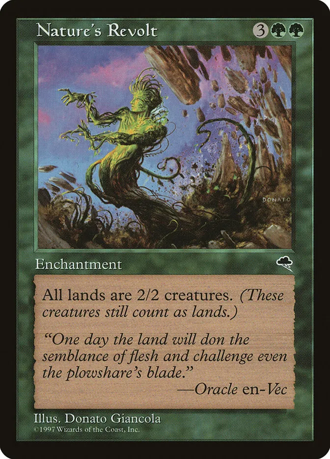 1997 Tempest Nature's Revolt #240 rare card image