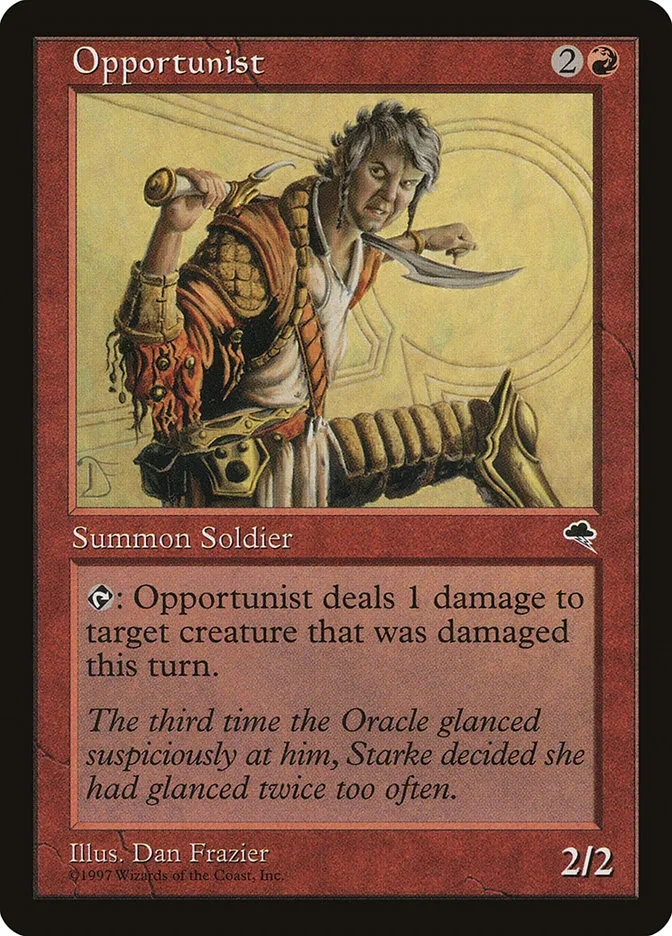 1997 Tempest Opportunist uncommon #194 uncommon card image