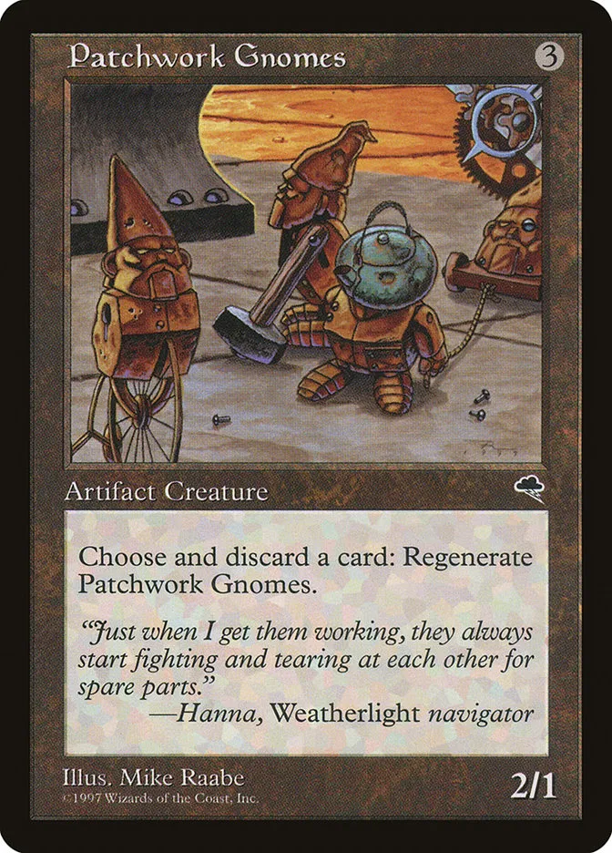 1997 Tempest Patchwork Gnomes uncommon #299 uncommon card image