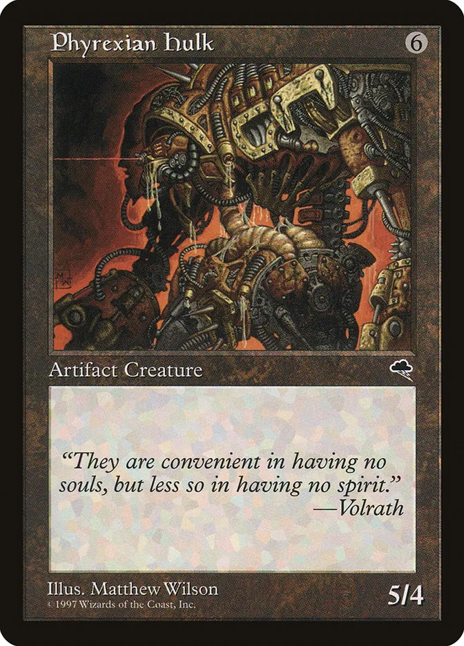 1997 Tempest Phyrexian Hulk uncommon #302 uncommon card image