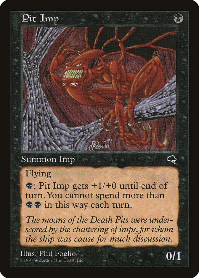 1997 Tempest Pit Imp common #148 common card image
