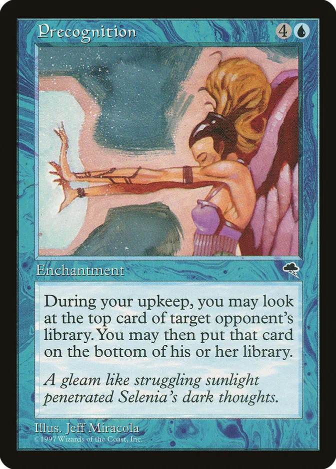 1997 Tempest Precognition rare #79 rare card image
