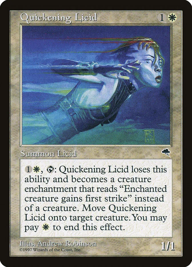 1997 Tempest Quickening Licid uncommon #36 uncommon card image