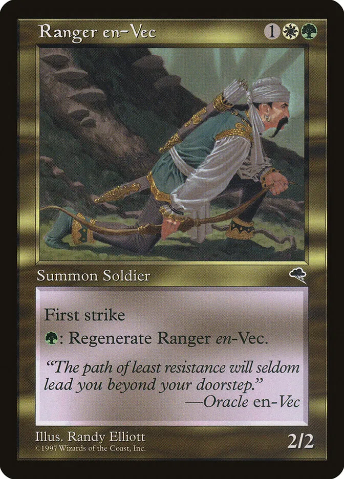 1997 Tempest Ranger en-Vec uncommon #268 uncommon card image