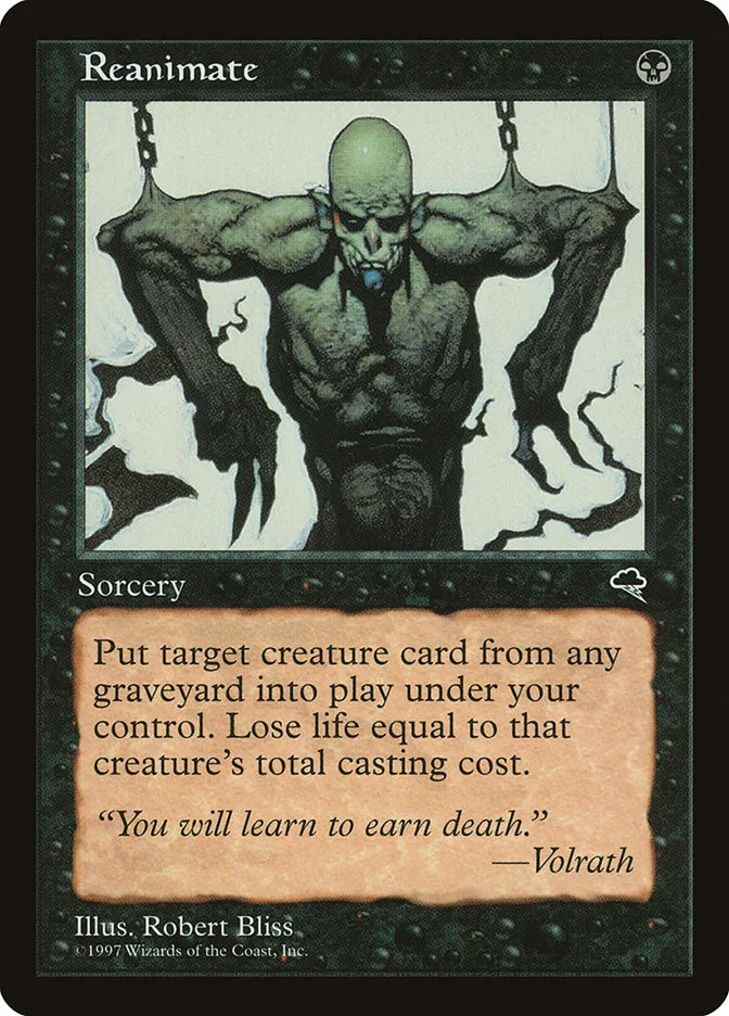 1997 Tempest Reanimate uncommon #151 uncommon card image