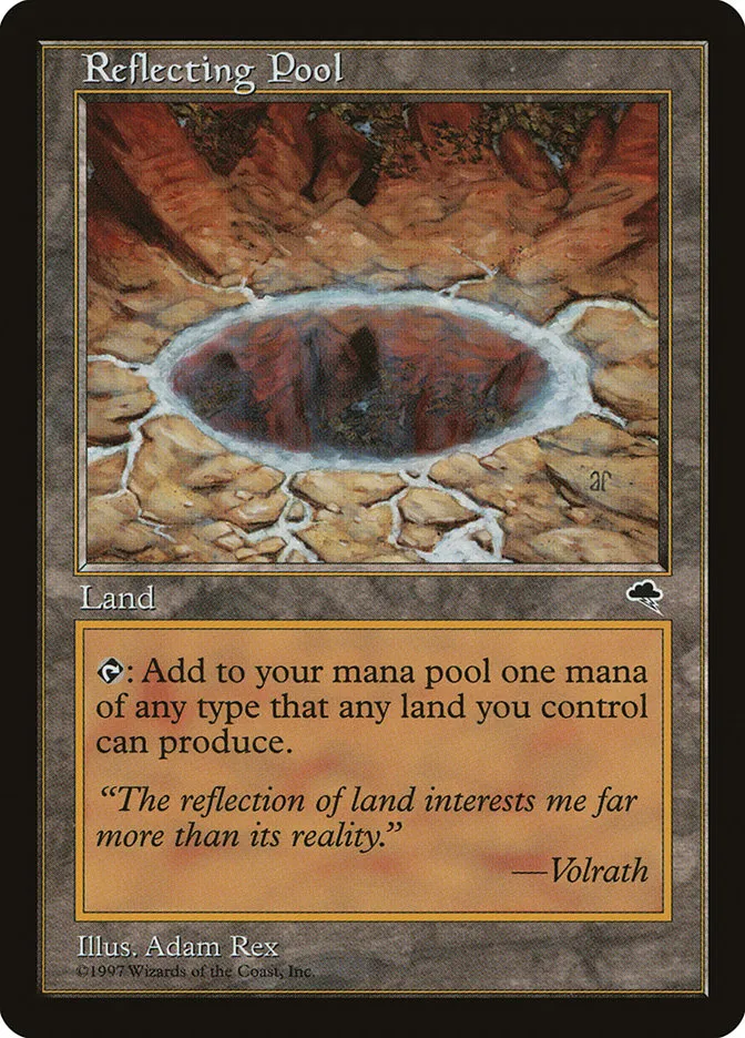 1997 Tempest Reflecting Pool rare #322 rare card image