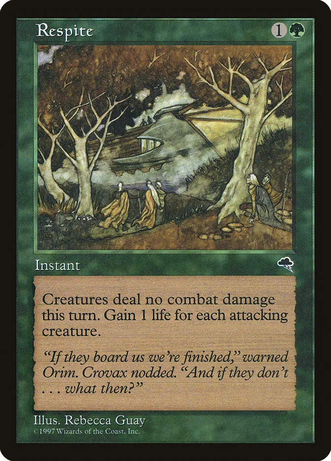 1997 Tempest Respite common #249 common card image