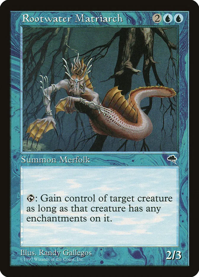 1997 Tempest Rootwater Matriarch rare #83 rare card image