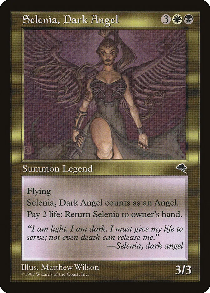 1997 Tempest Selenia, Dark Angel rare #270 rare card image