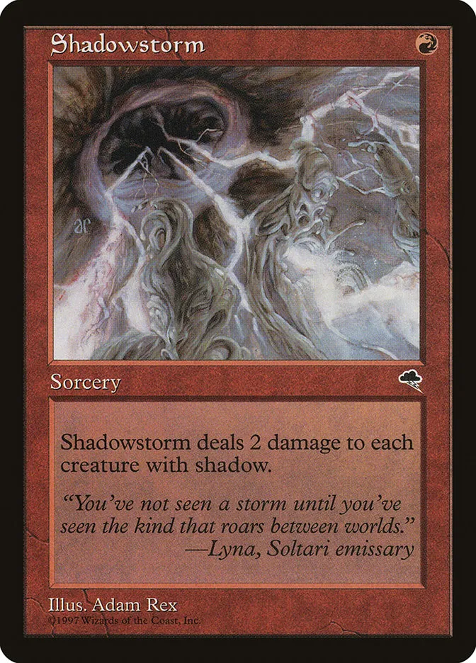 1997 Tempest Shadowstorm uncommon #202 uncommon card image