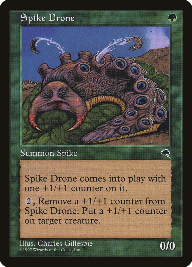 1997 Tempest Spike Drone common #258 common card image