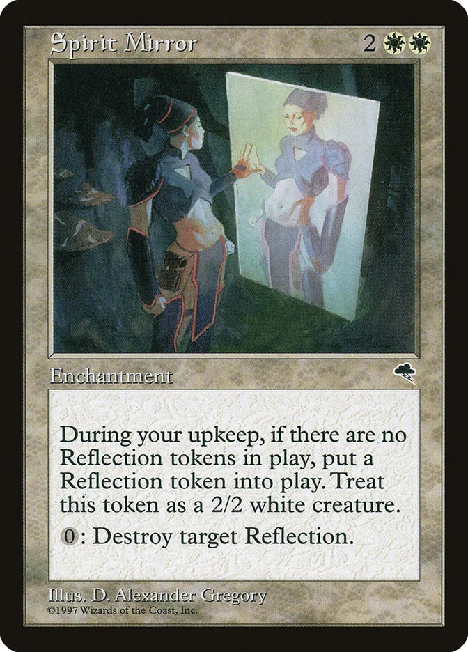 1997 Tempest Spirit Mirror rare #48 rare card image
