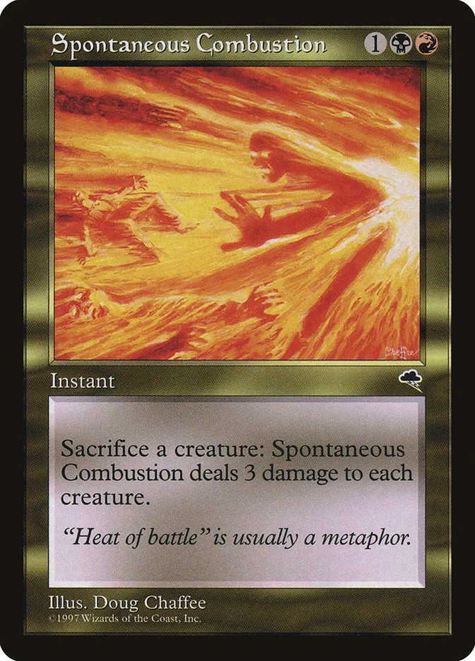 1997 Tempest Spontaneous Combustion uncommon #273 uncommon card image