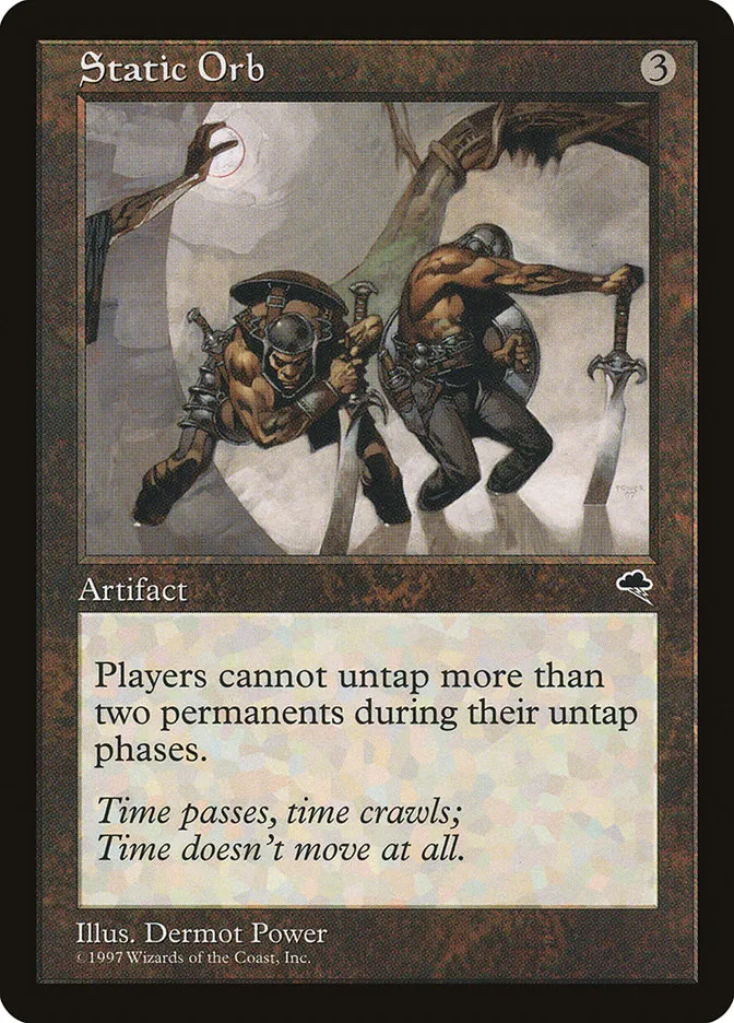 1997 Tempest Static Orb rare #310 rare card image