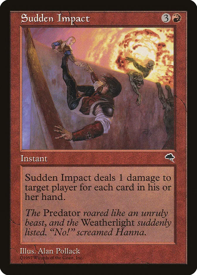 1997 Tempest Sudden Impact uncommon #208 uncommon card image