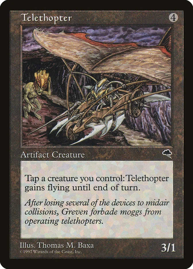 1997 Tempest Telethopter uncommon #311 uncommon card image
