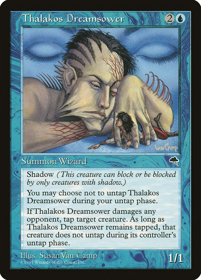 1997 Tempest Thalakos Dreamsower uncommon #92 uncommon card image