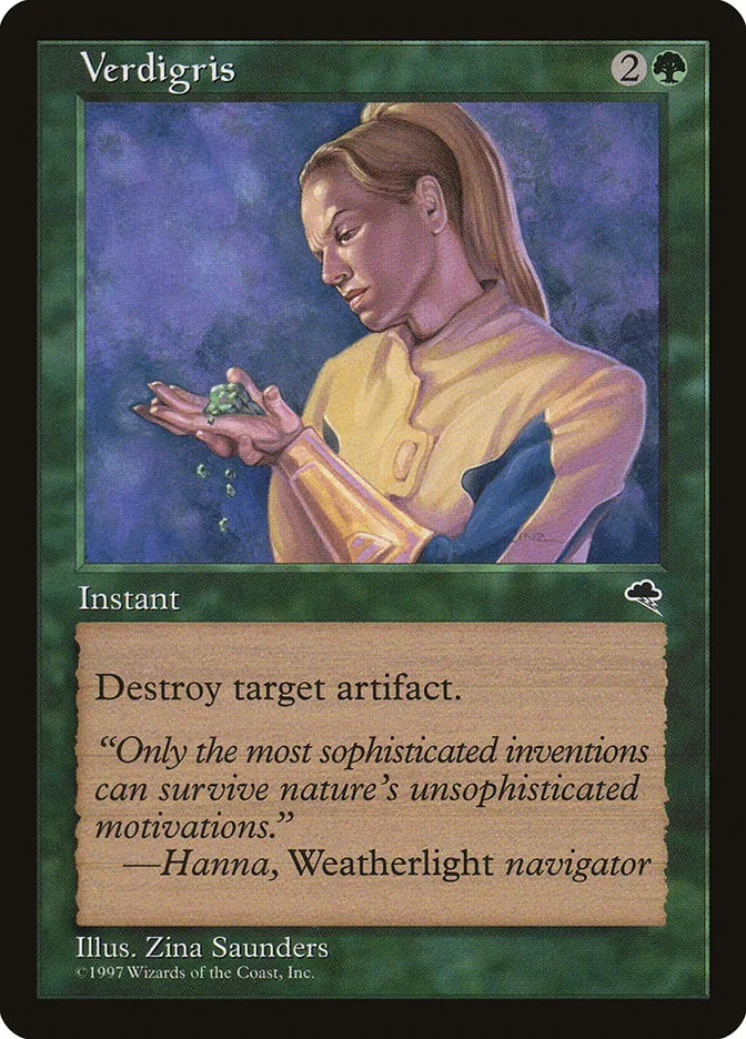 1997 Tempest Verdigris uncommon #264 uncommon card image