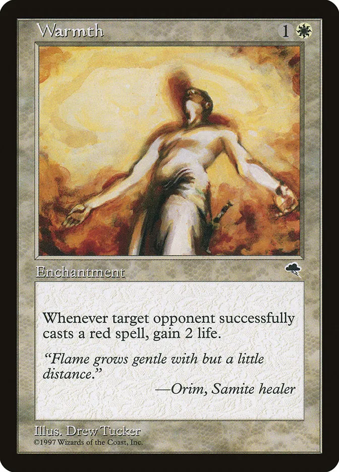 1997 Tempest Warmth uncommon #51 uncommon card image