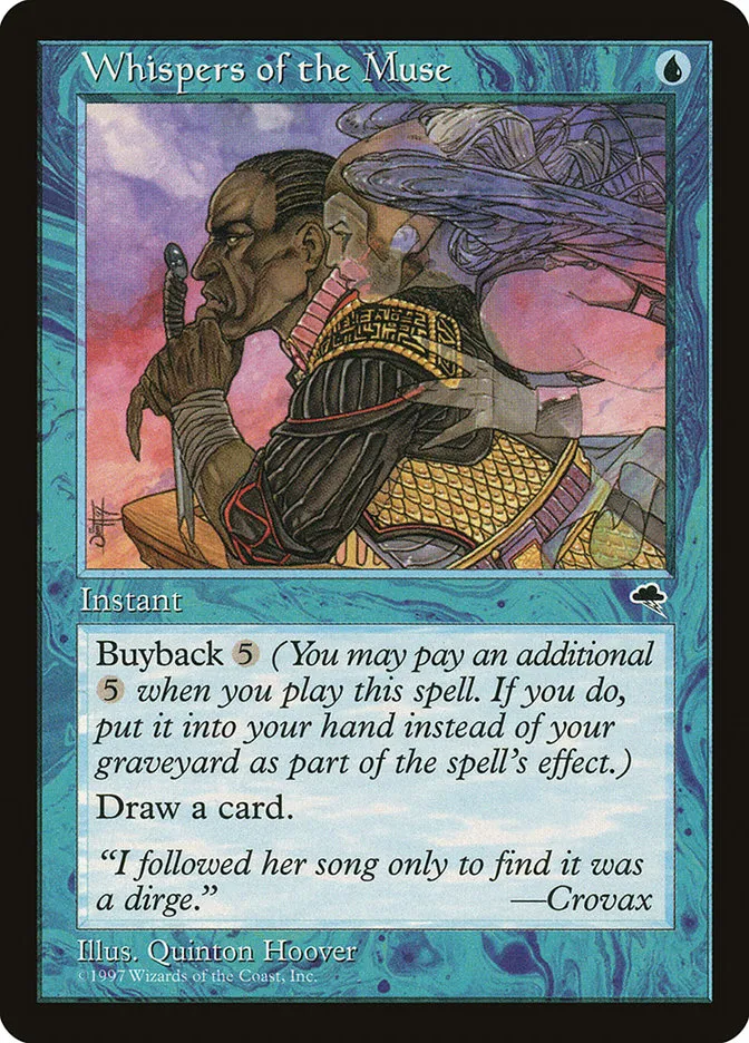 1997 Tempest Whispers of the Muse uncommon #103 uncommon card image