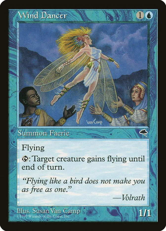 1997 Tempest Wind Dancer uncommon #104 uncommon card image